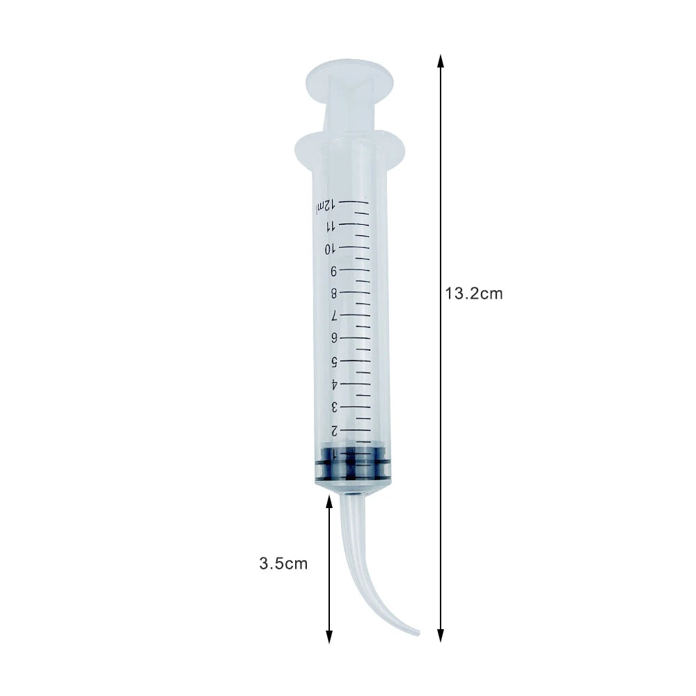 OralHealthHeroes™ Tonsil Stone Irrigation Syringe With Curved Tip x4